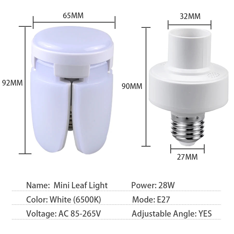 LED Foldable Light For Home Ceiling With Remote Controller.