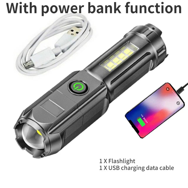 100000LM Powerful LED  Tactical Flash Light