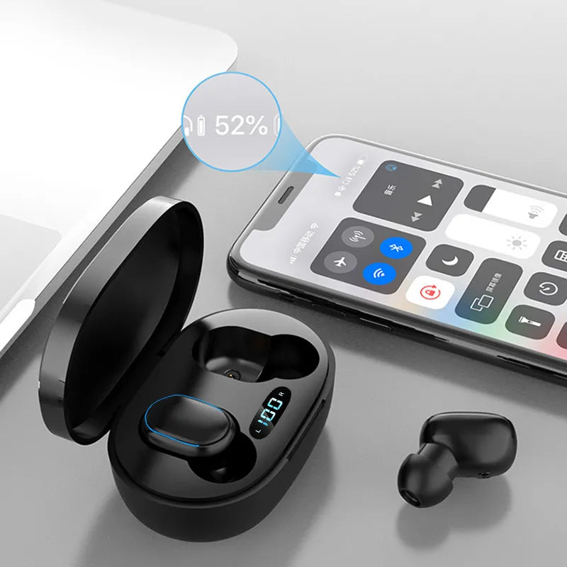 E7S TWS Wireless Bluetooth Headphones for all Phones.