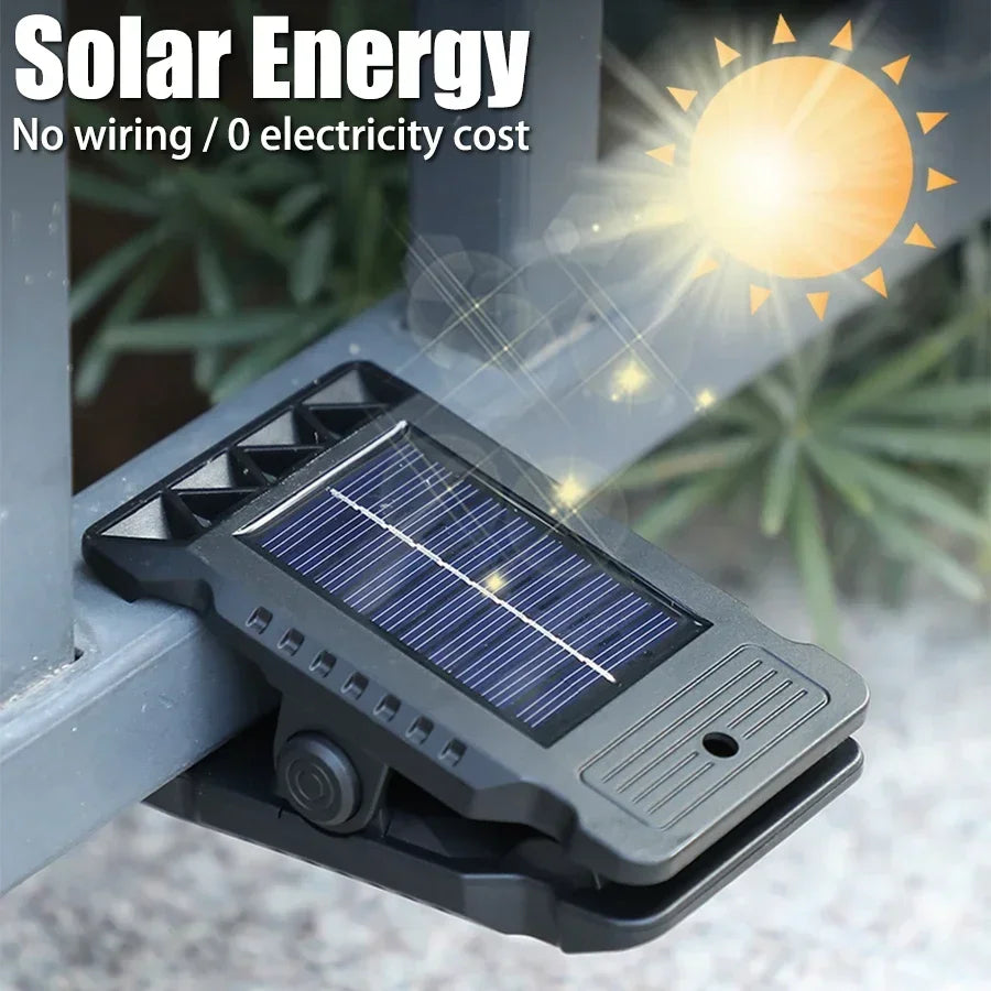 2PCs LED Clip-on Solar Lights