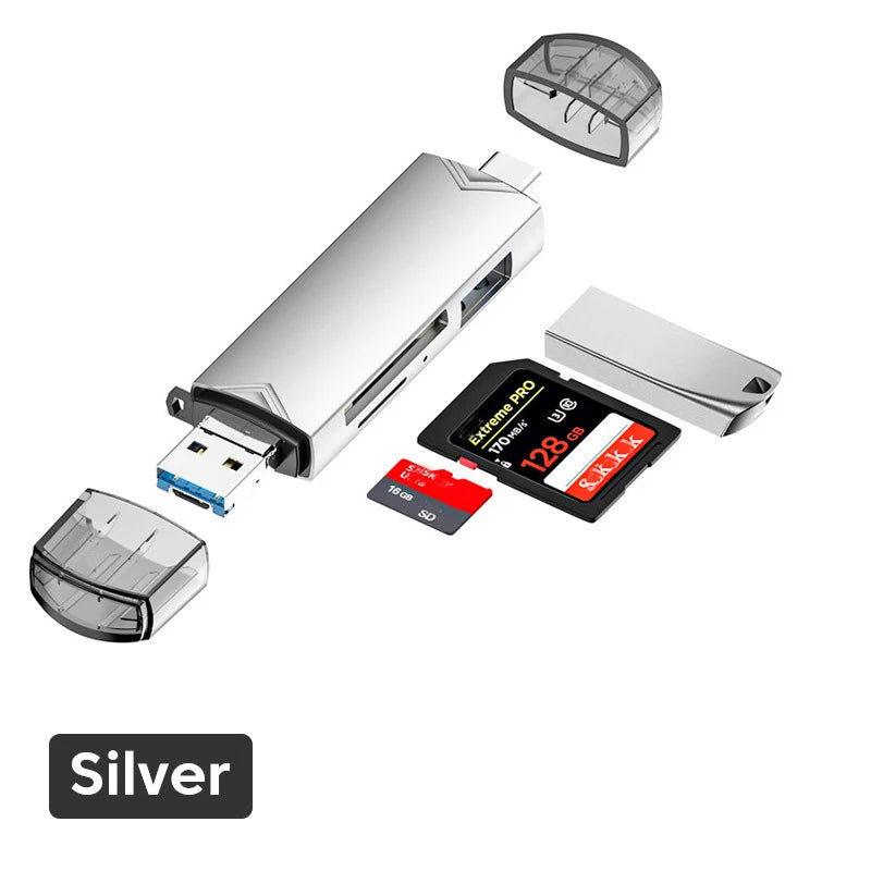 6 in 1 Card Reader Adapter