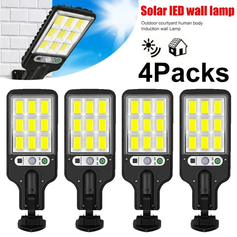 Powerful LED Outdoor Solar Wall Lamp.