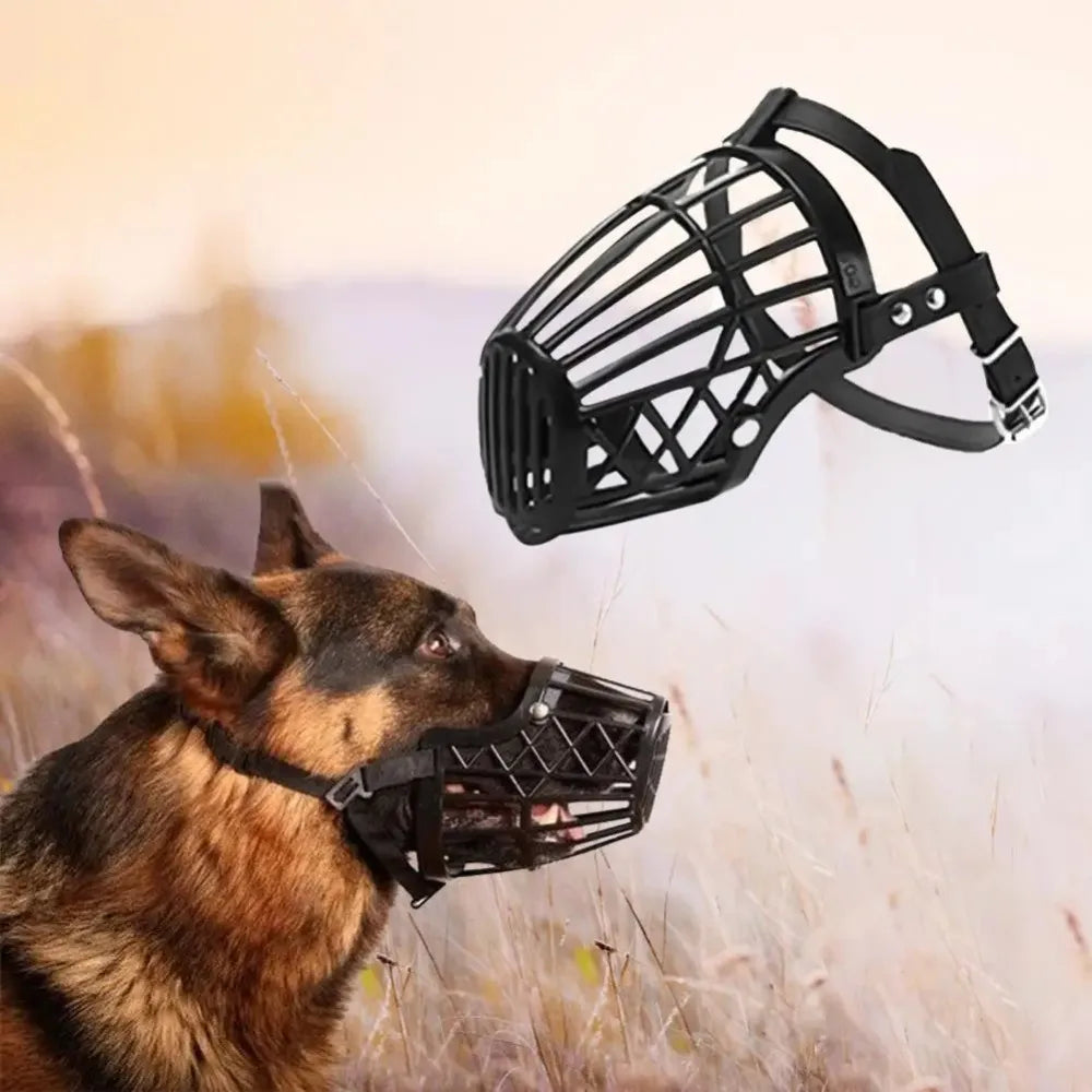 Soft Plastic-Strong Dog Muzzle for Small to Large Dogs.