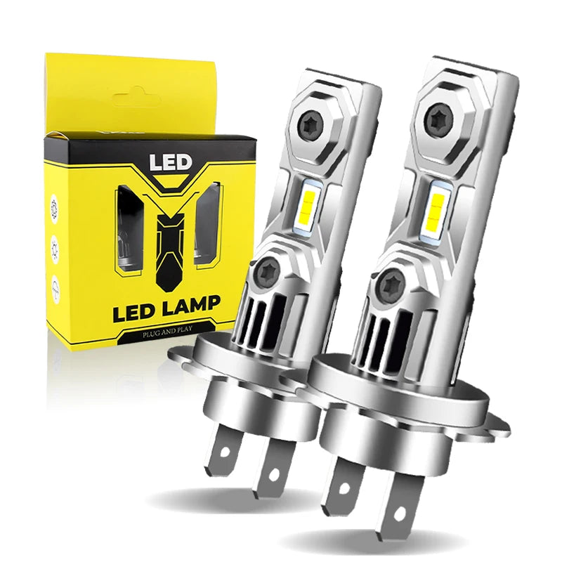 60W H7 12000lm White CSP LED Bulbs Headlight for Honda Motorcycles