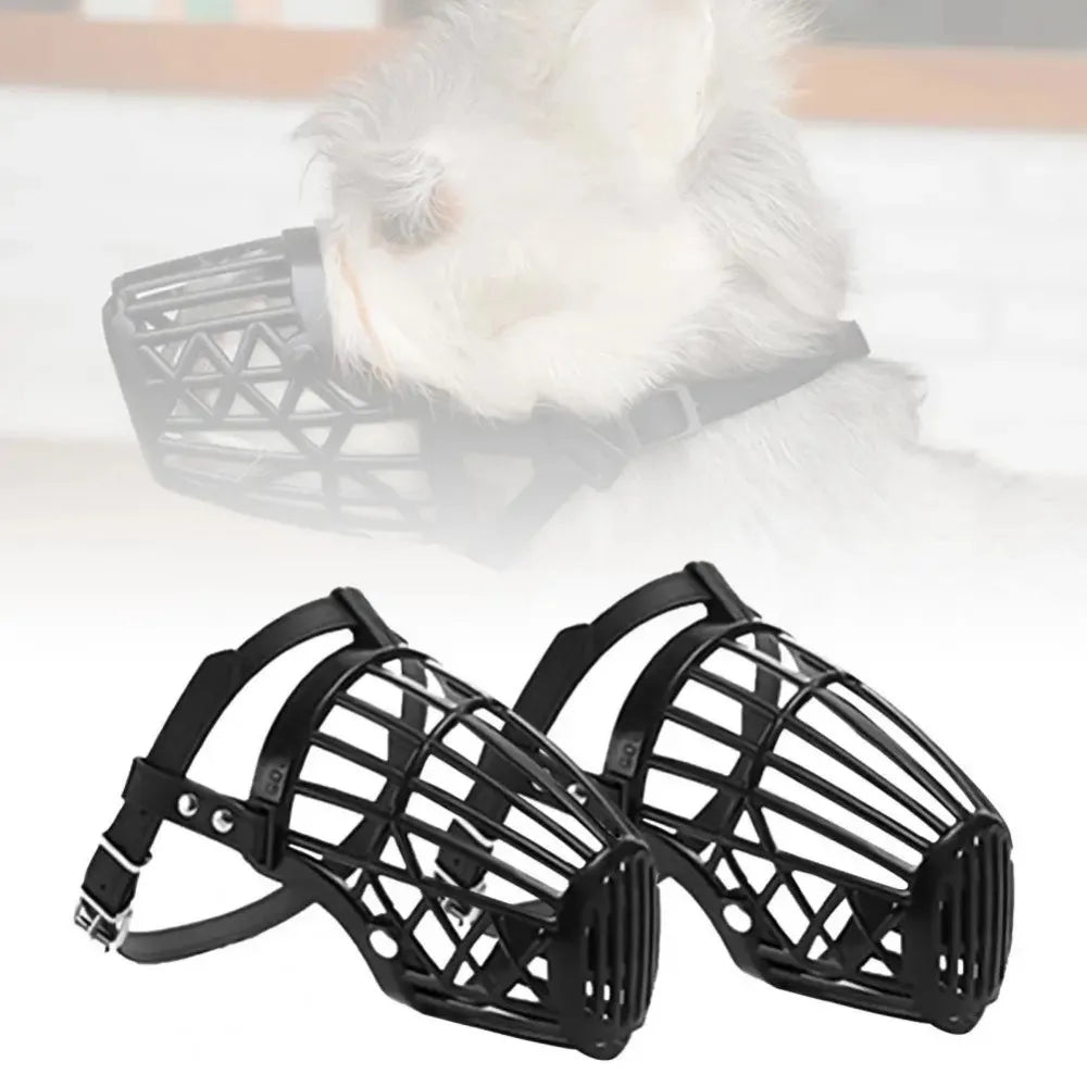 Soft Plastic-Strong Dog Muzzle for Small to Large Dogs.