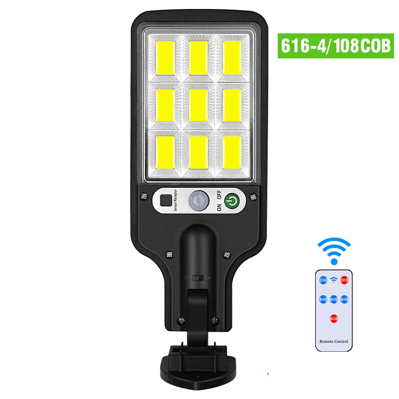 Powerful LED Outdoor Solar Wall Lamp.