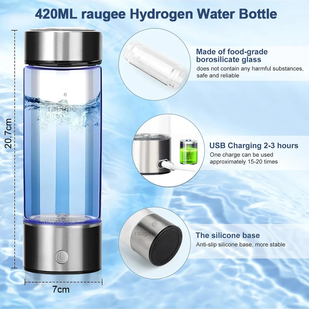 Hydrogen Water Bottle 420ml