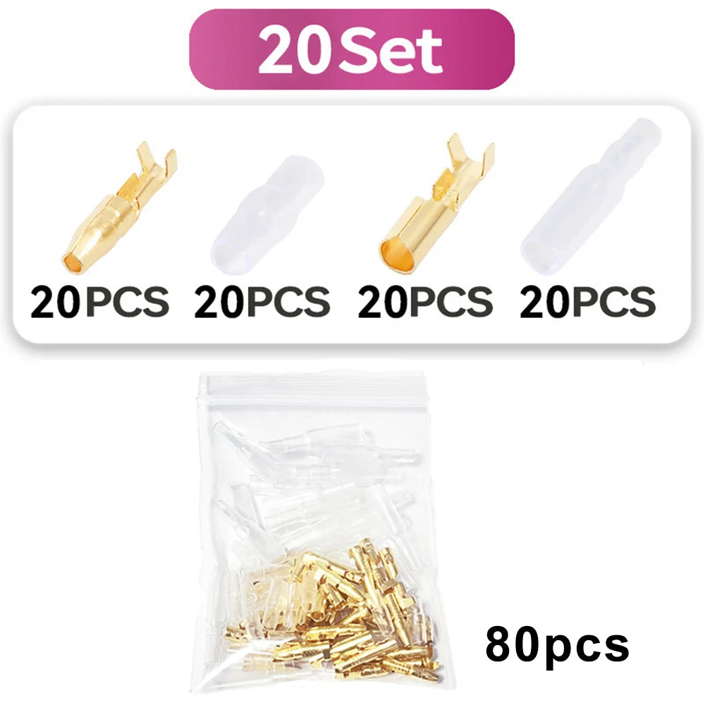 4.0 Bullet Crimp Electrical Wire Connector Sets