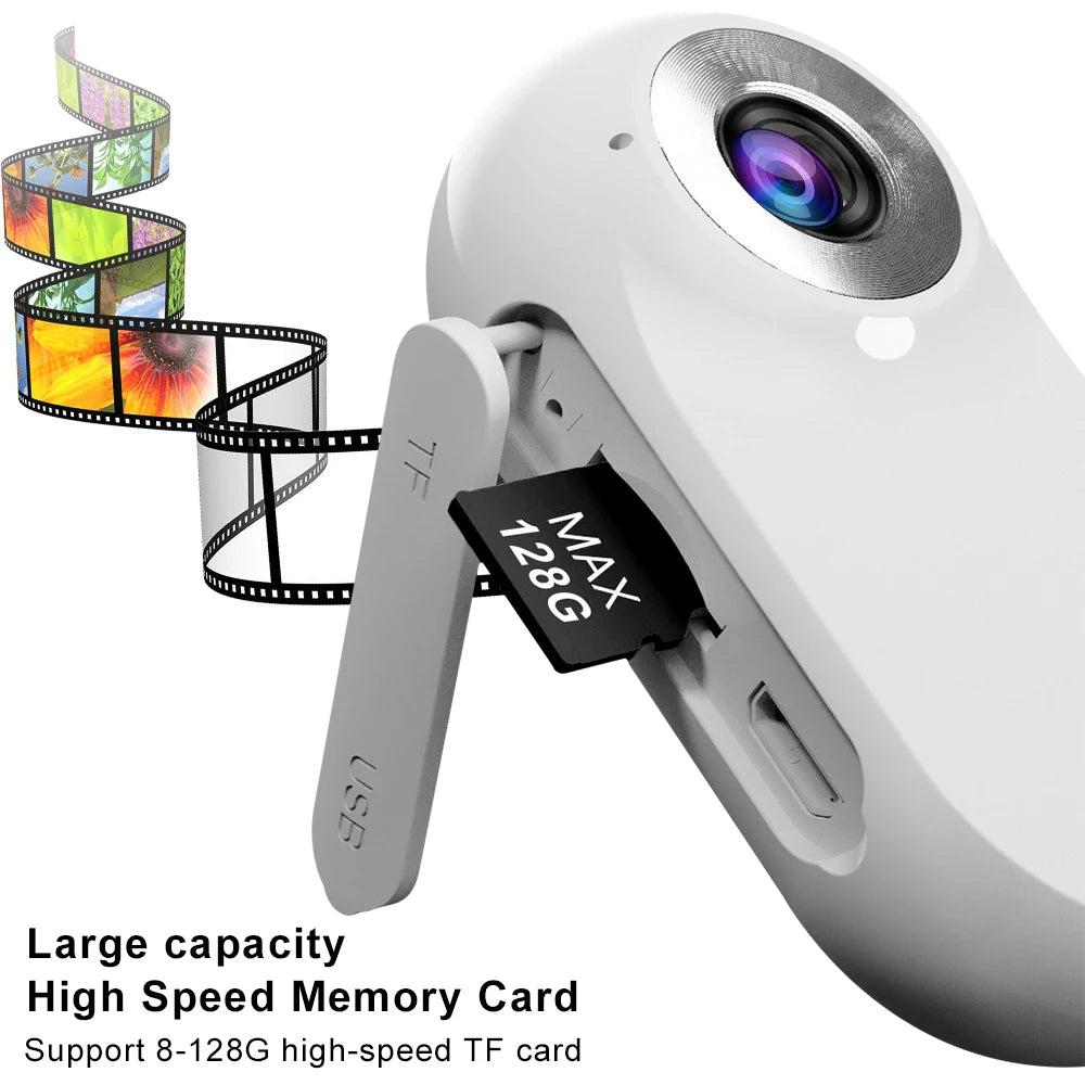 Mini Action Camera 1080P HD Head Mounted
