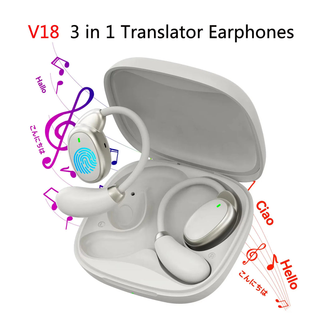 Real-time Translation Instant Voice Translator earbuds