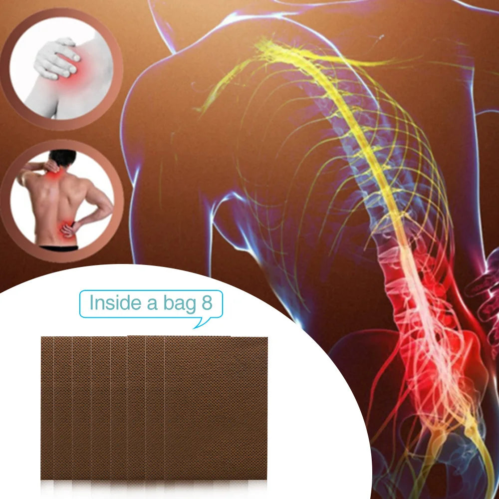 8pcs Arthritis Pain Relief Patch Herbal Patches.
