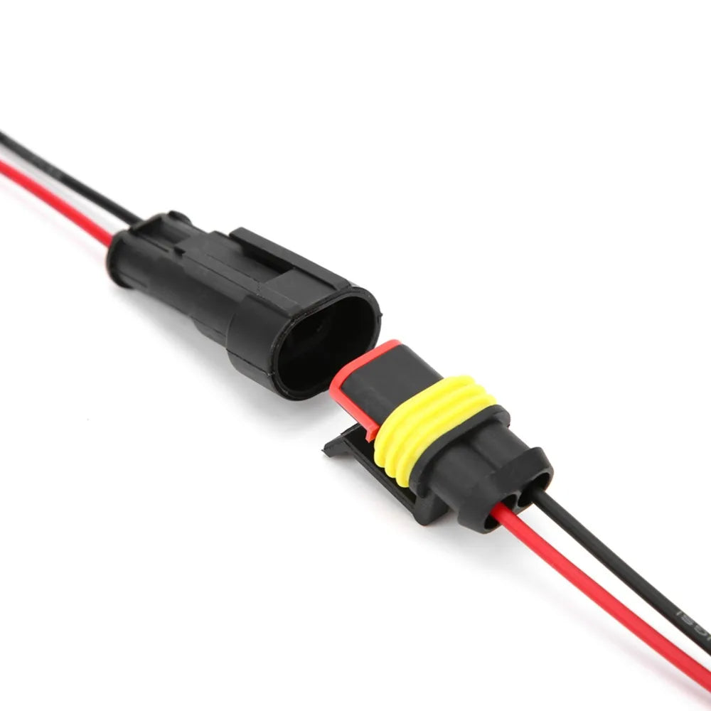 5 Sets 2 Pin Connector- Waterproof Plug.