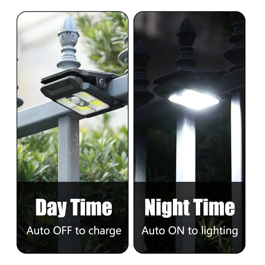 2PCs LED Clip-on Solar Lights