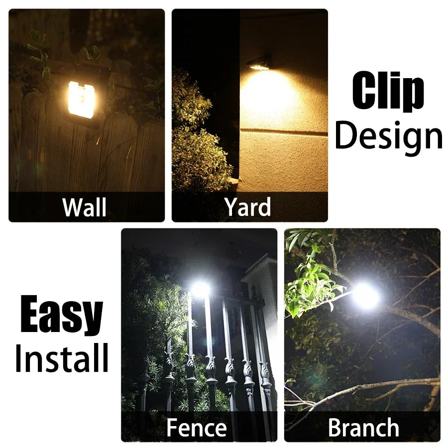 2PCs LED Clip-on Solar Lights