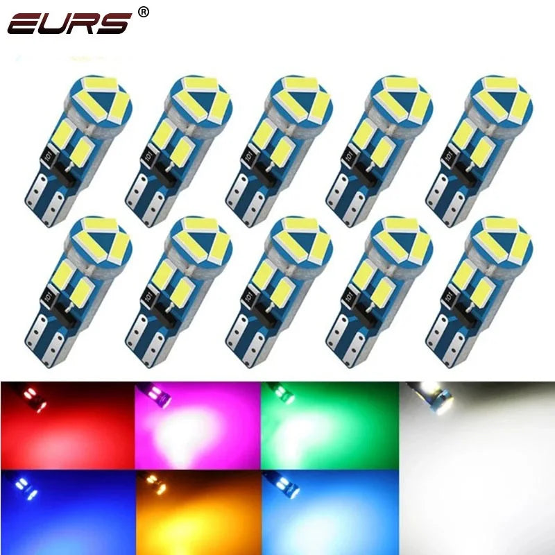 20/10/2pcs T5 LED Bulbs 4 Dashboard, interior, gauges.