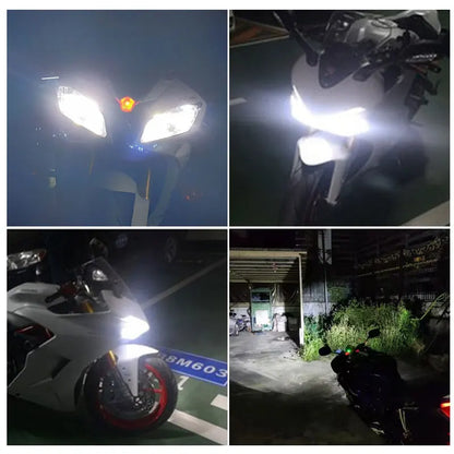 60W H7 12000lm White CSP LED Bulbs Headlight for Honda Motorcycles