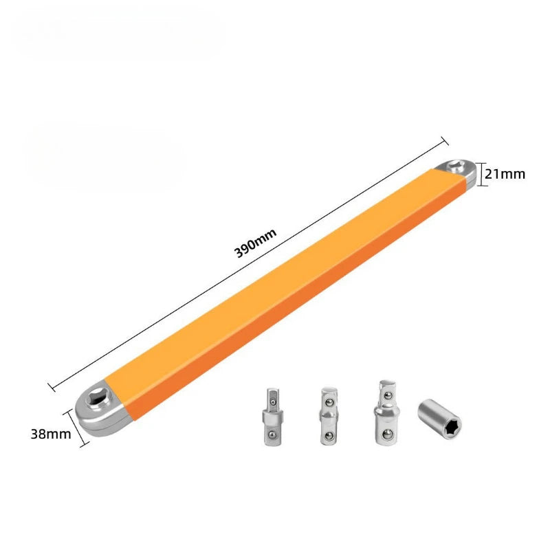 Zero Offset Extension Wrench 1/2" 1/4" 3/8" Tight Space Tool