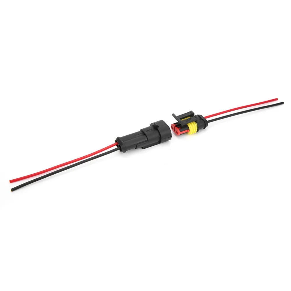5 Sets 2 Pin Connector- Waterproof Plug.