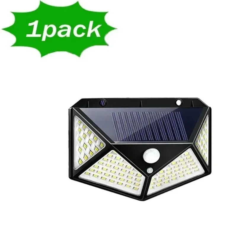 1/2/4/6Pcs 100 LED outdoor Wall Lights