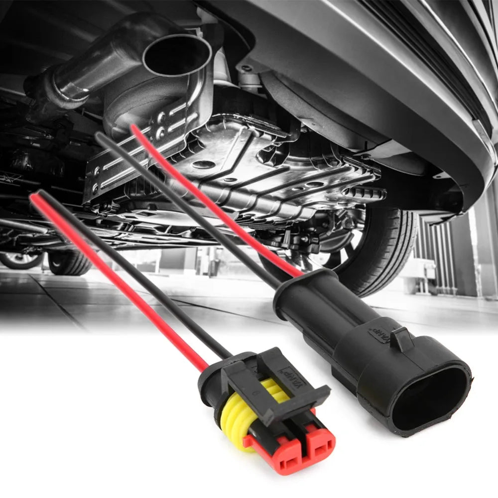 5 Sets 2 Pin Connector- Waterproof Plug.