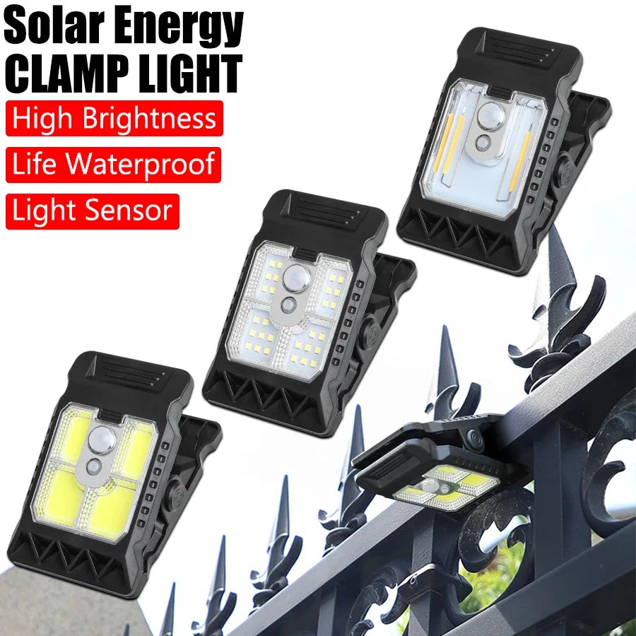 2PCs LED Clip-on Solar Lights