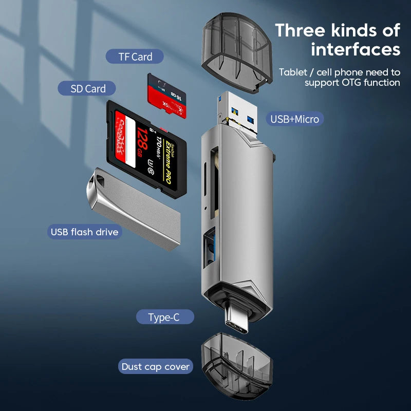 6 in 1 Card Reader Adapter