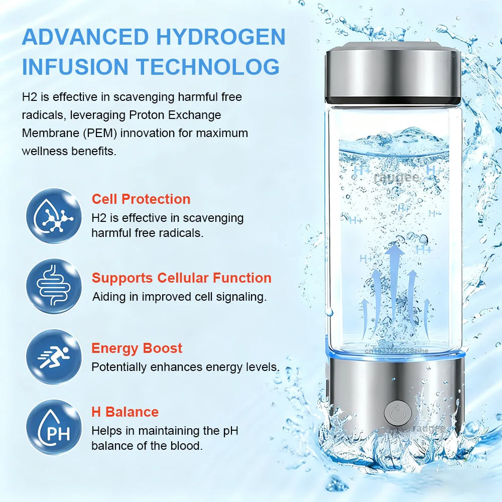 Hydrogen Water Bottle 420ml